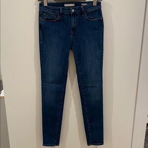 Mavi Adriana mid rise Dark Blue Skinny Jeans